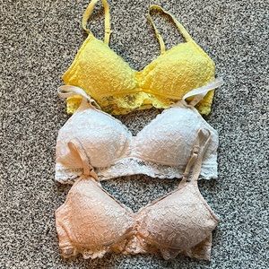 AERIE LACE BRALETTES